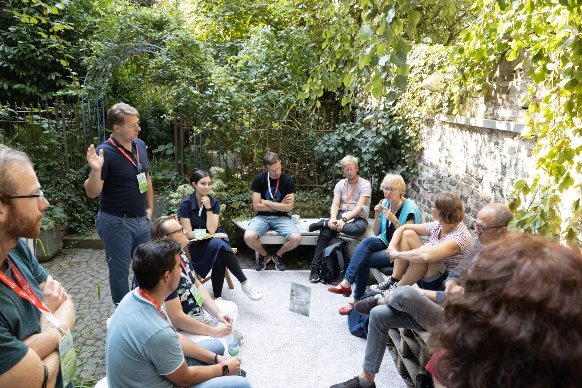 Diskussionsrunde beim ersten Barcamp Nachhaltige Zukunft.
