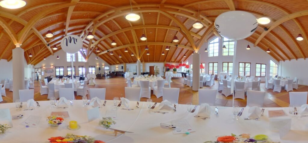 Das Restaurant Waldau in 360-Grad-Aufnahme (nachbearbeitet)