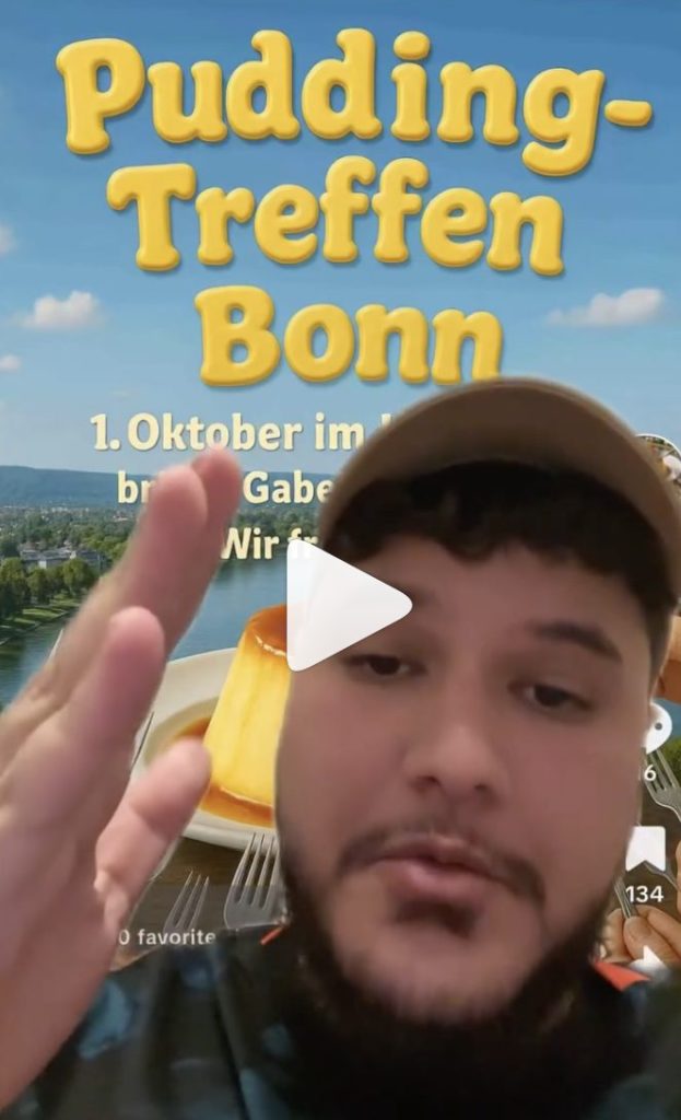 Social-Media-Trend: Pudding-Treffen in Bonn 