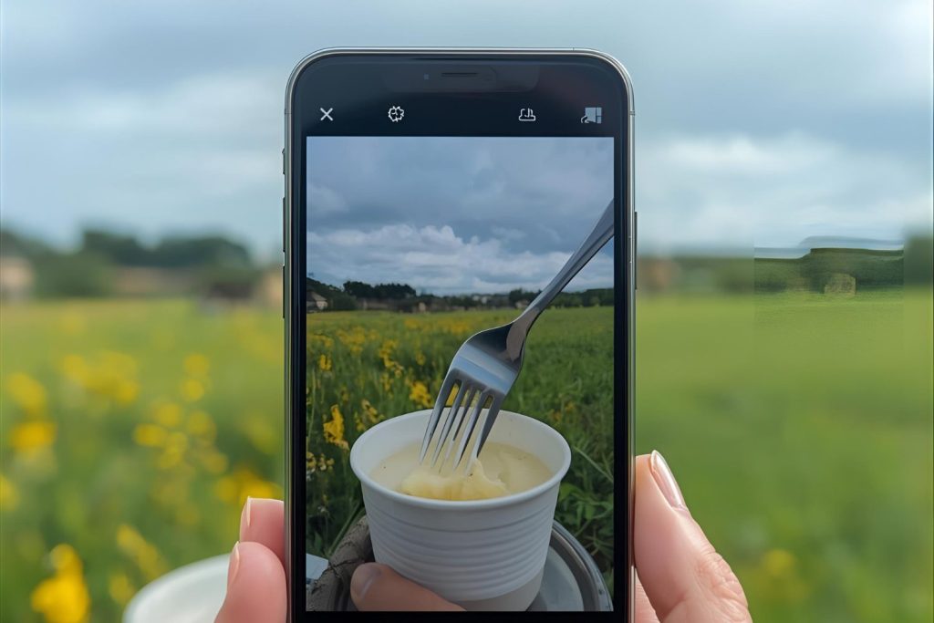 Social-Media-Trend: Pudding mit Gabel essen