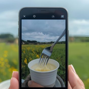 Social-Media-Trend: Pudding mit Gabel essen